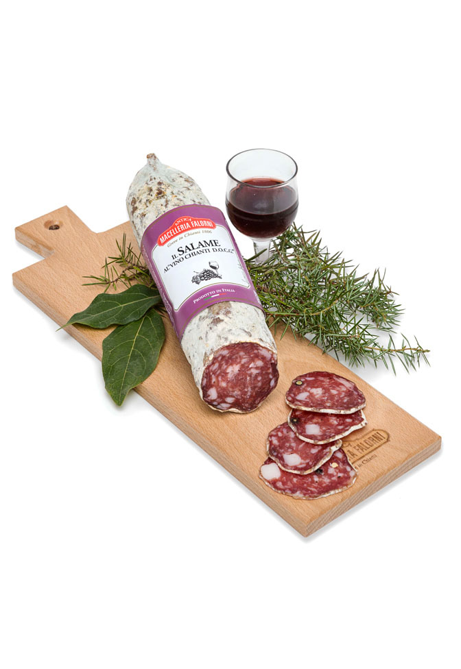 Falorni Salami mit Chianti Classico ca. 355g